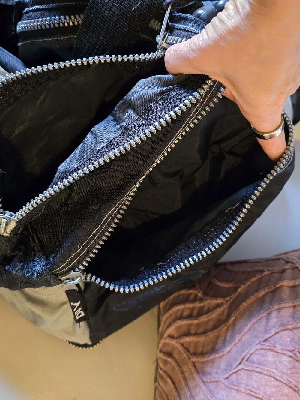O'Neill Vintage, Rare Black & Blue Duffel Bag